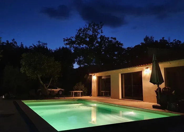 La Casita Climatisee Avec Piscine Pres D'uzes *